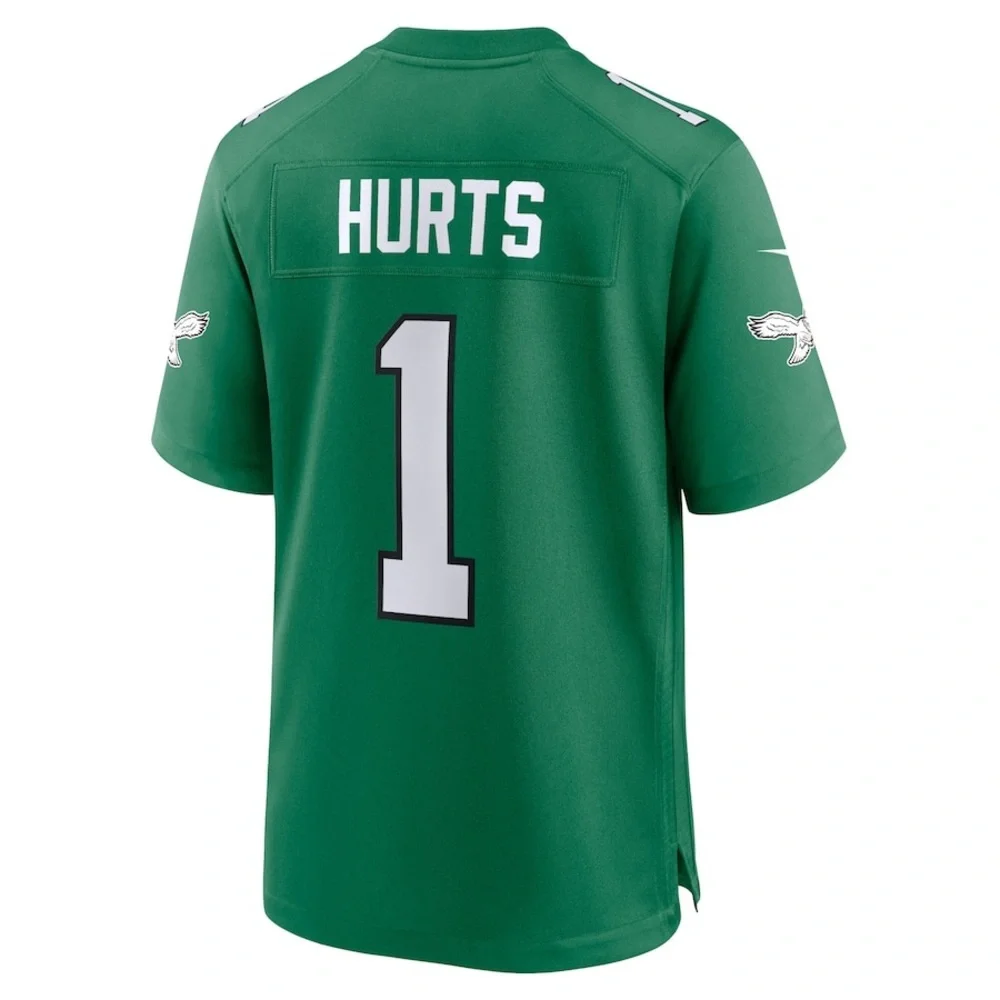 Nike Philadelphia Eagles Jalen Hurts Green Alternate Game Player‎ Jersey xl Nwt